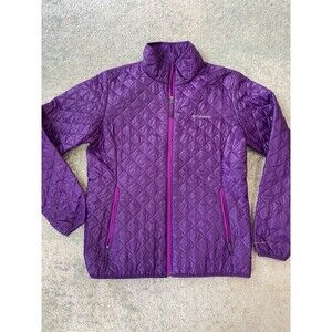Columbia Omni Heat Lightweight Jacket Coat Women's Size Large Quilted Full Zip